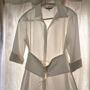 Express cotton corset dress